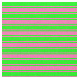 Lime & Hot Pink Coloured Pattern of Stripes Fabric