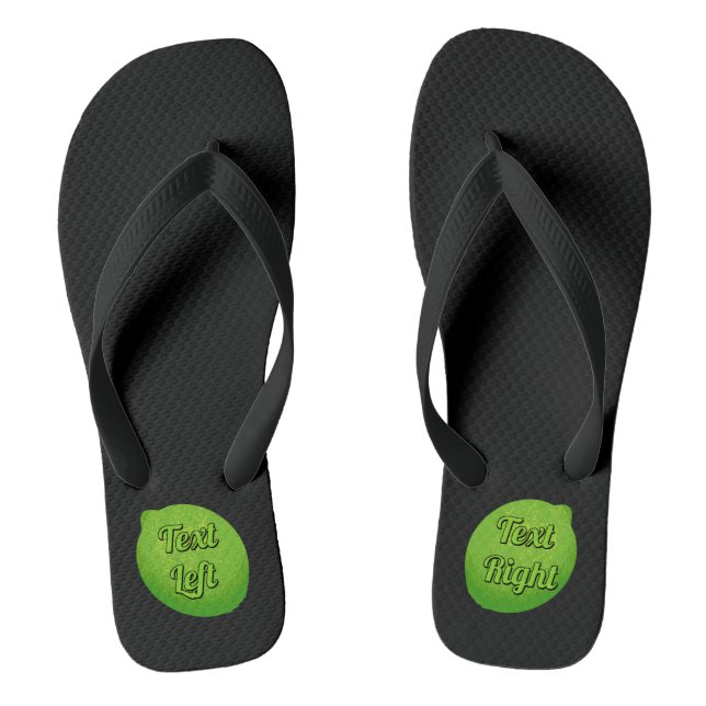 Lime Jandals (Footbed)