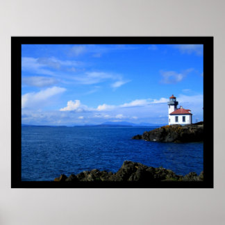 Lime Kiln Lighthouse Poster