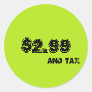 Lime Label With Tax
