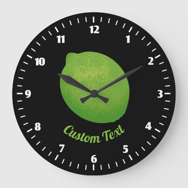 Lime Large Clock (Front)