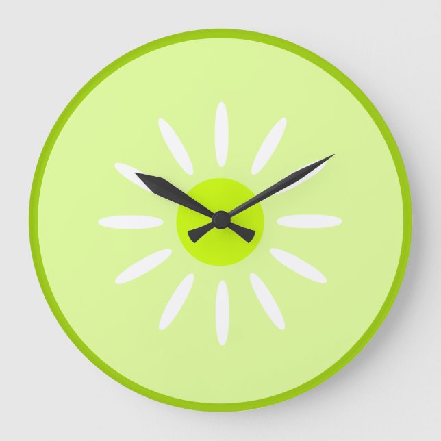 Lime Large Clock (Front)