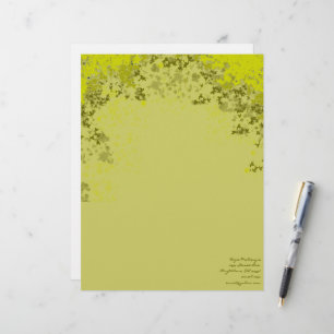 Lime Leaves Letterhead Design