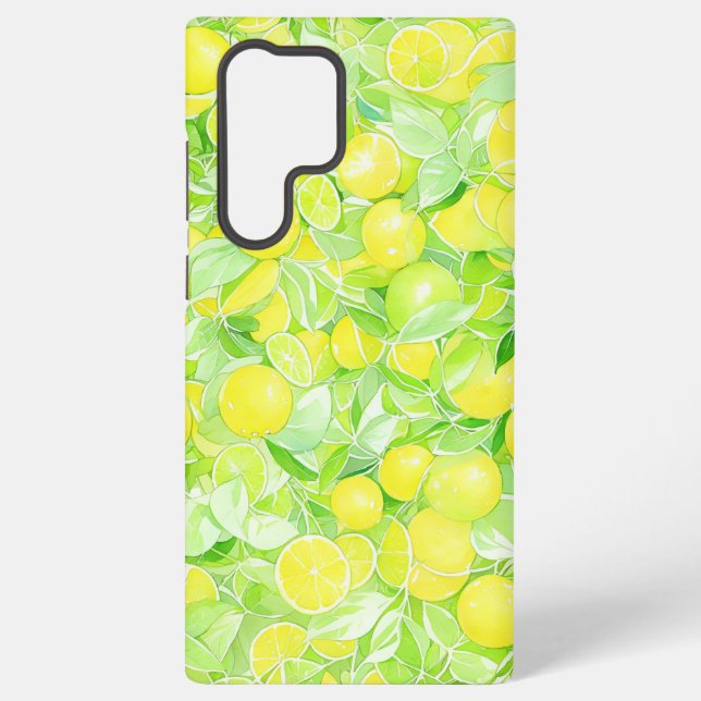 Lime & Lemon Botanical Phone Case (Back)