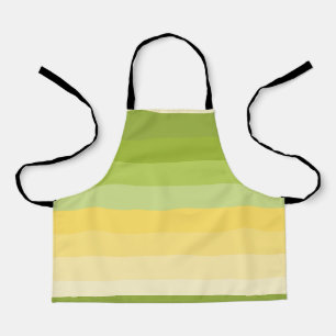 lime lemon gradient block colour apron