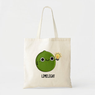 Lime-light Funny Fruit Lime Pun  Tote Bag