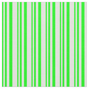 Lime & Light Yellow Coloured Lined/Striped Pattern Fabric