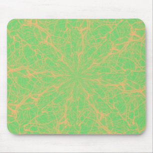 Lime Maze Mouse Pad