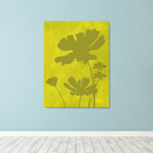 Lime Modern Artistic Floral Nature Home Decor
