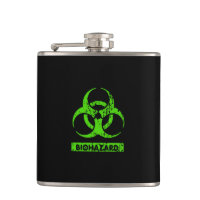 Lime Neon Green Bio-Hazard Chemicals Graphic