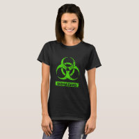 Lime Neon Green Bio-Hazard Chemicals Graphic