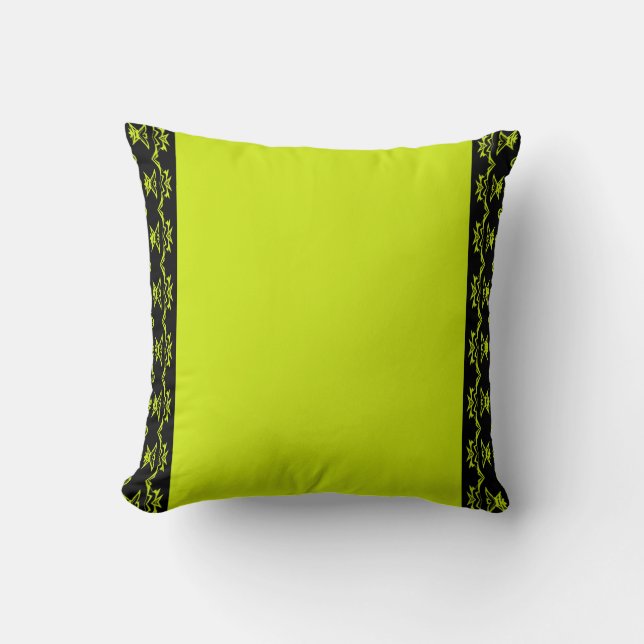 Lime Noir Cushion (Front)