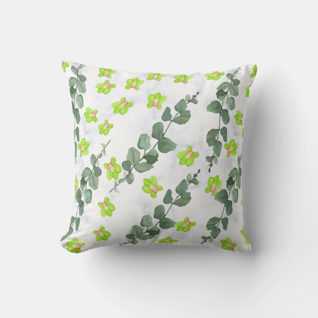 Lime Orchid  Cushion (Front)