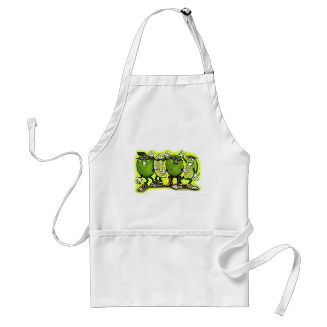 Lime Party Standard Apron (Front)
