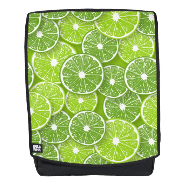 Lime pop backpack (Front)