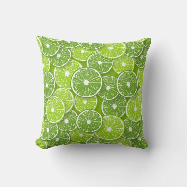 Lime pop cushion (Front)