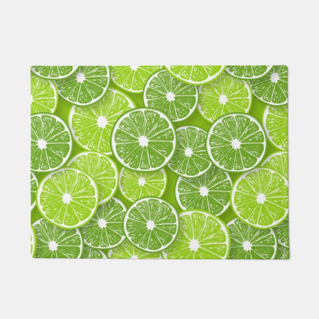Lime pop doormat (Front)