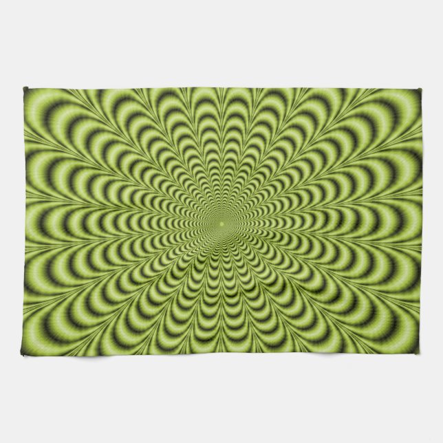 Lime Pulse Kitchen Towel (Horizontal)