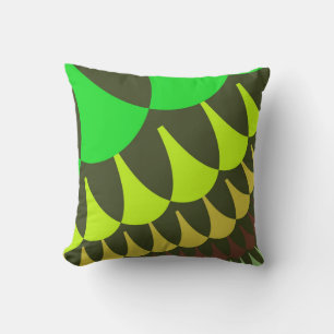 Lime Scales Cushion