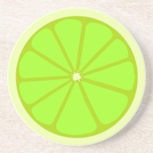 Lime Slice Coaster