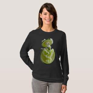 Lime Slice Dancer Art Long Sleeve T-Shirt