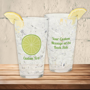 Lime Slice Glass