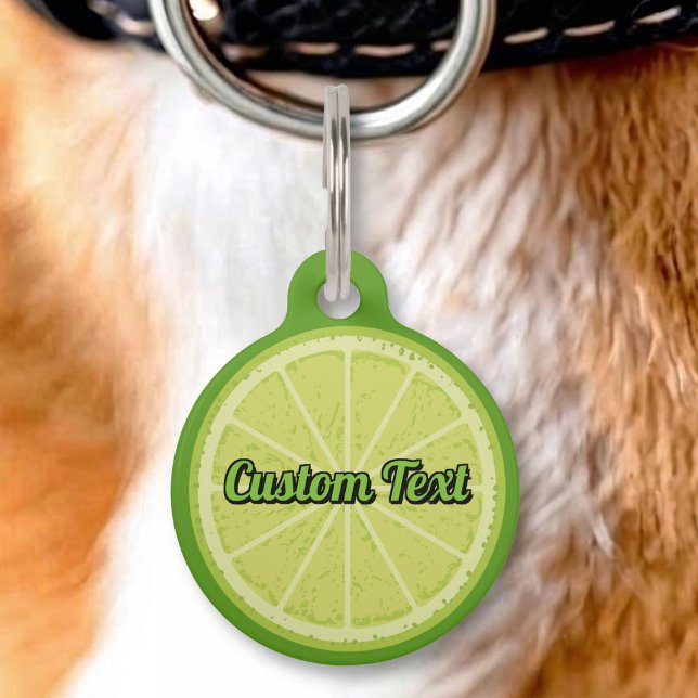 Lime Slice Pet Tag (Creator Uploaded)