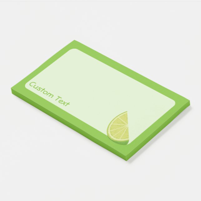 Lime Slice Post-it Notes (Angled)