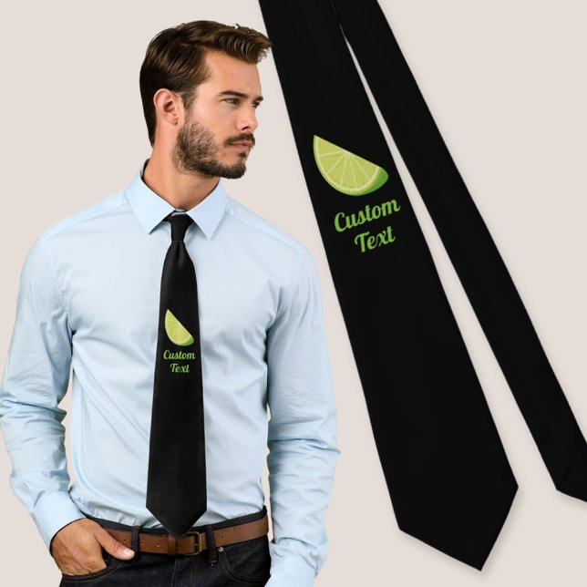 Lime Slice Tie (Creator Uploaded)