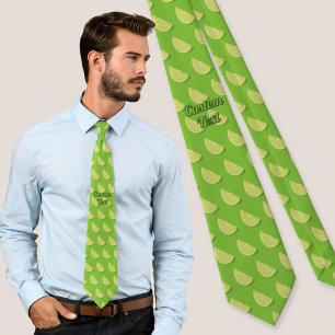 Lime Slice Tie