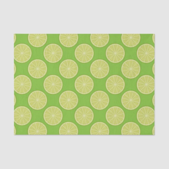 Lime Slice Tissue Paper (Front)