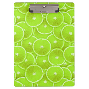 Lime slices clipboard