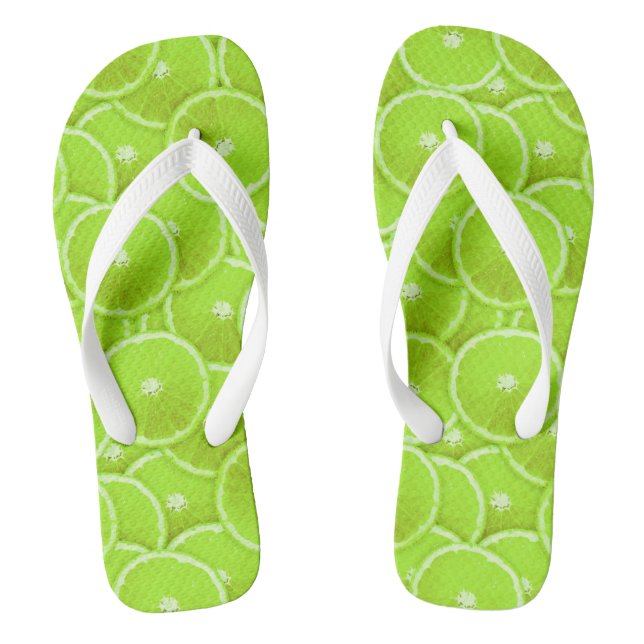 Lime slices jandals (Footbed)