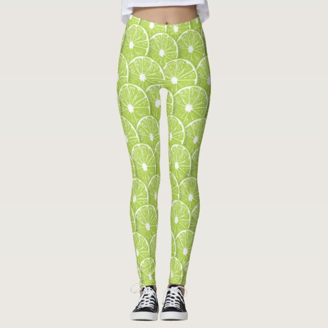 Lime slices leggings (Front)