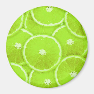 Lime slices magnet