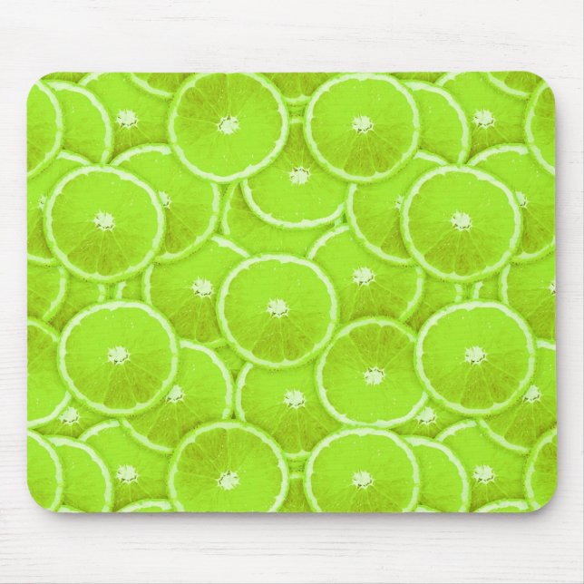 Lime slices mouse pad (Front)
