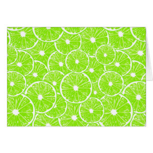 Lime slices pattern