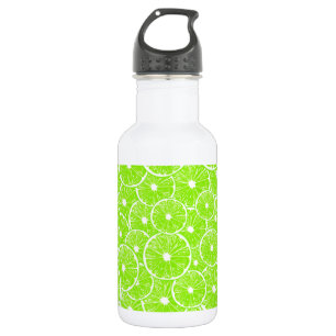 Lime slices pattern 532 ml water bottle
