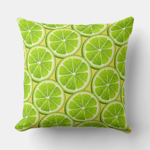 Lime Slices Pillow
