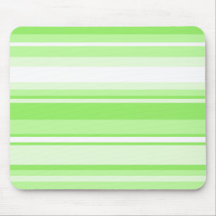 Lime stripes mouse pad