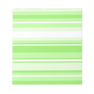 Lime stripes notepad