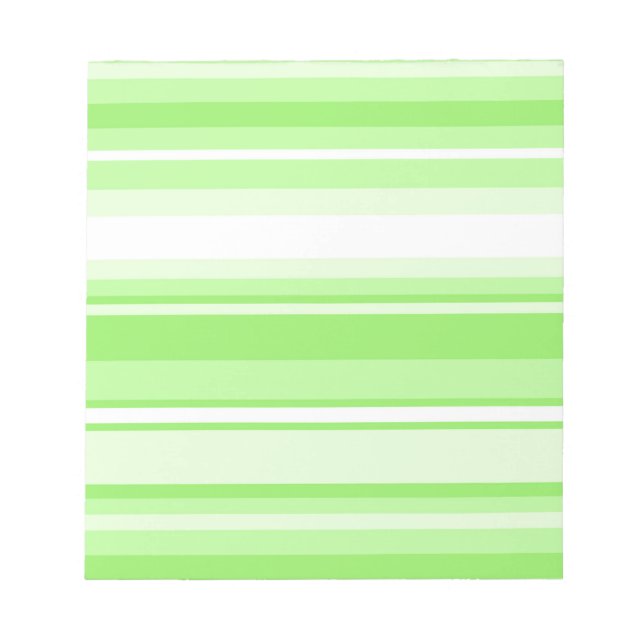 Lime stripes notepad (Front)