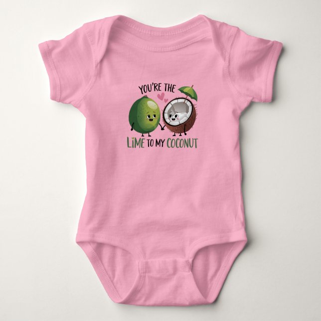 Lime to My Coconut Baby Bodysuit (Front)