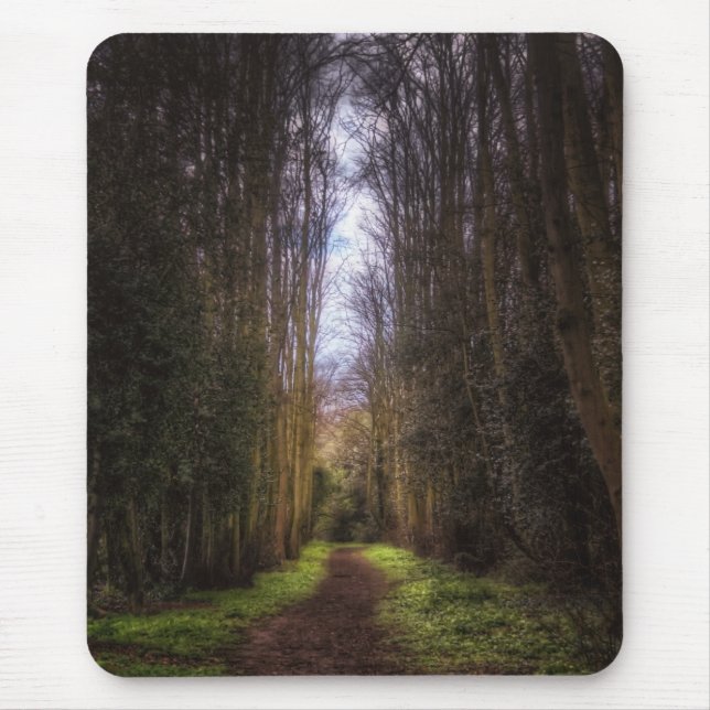 Lime Tree Path Mouse Pad (Front)