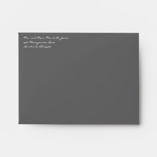 Lime Tree Swirl Wedding Envelopes