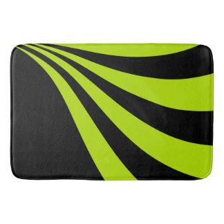 Lime Wave Bath Mat