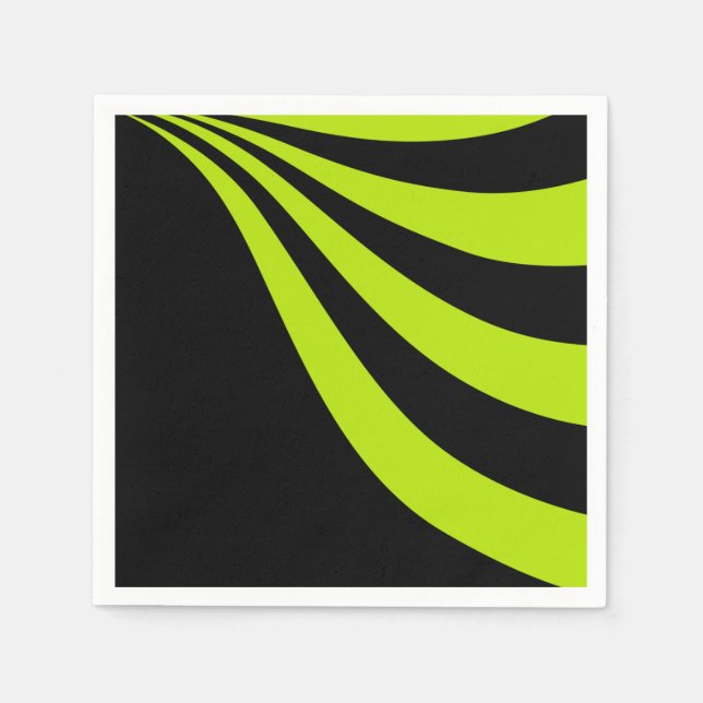 Lime Wave Napkin (Front)