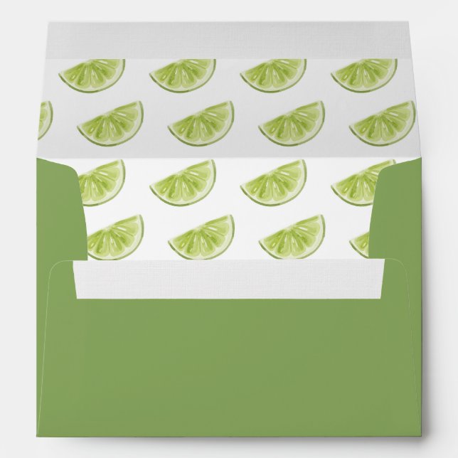 Lime Wedge Envelope (Back (Bottom))