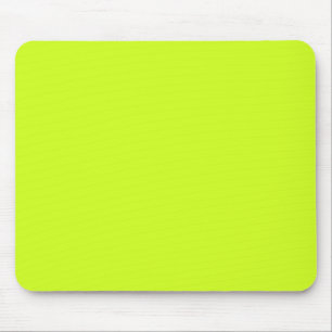 Lime yellow (solid colour) Mouse Pad