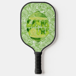 Lime Yours Pickleball Paddle (Black Handle)